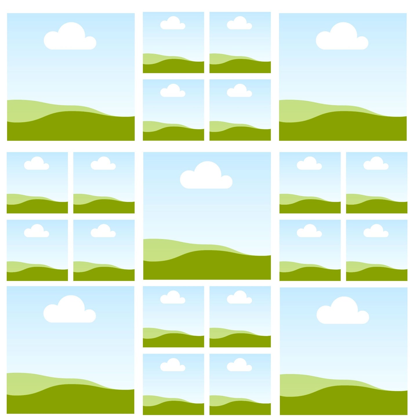 Plantilla para foto en cubo Canva