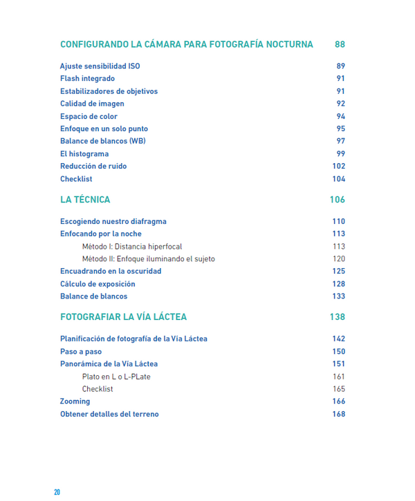 Configuración cámara